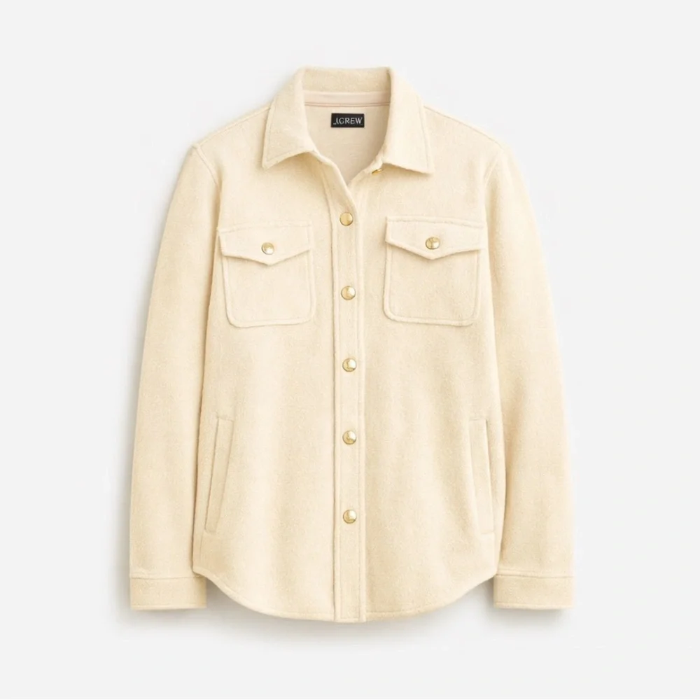 J. Crew Wool Blend Shirt Jacket